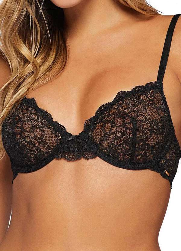 Valisere - Sutiã com Aro e sem Bojo Valisere 30797 71-Preto