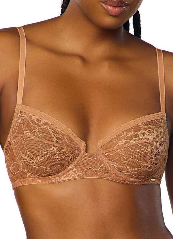 Valisere - Sutiã com Aro e sem Bojo Valisere 38849.5 804-Bronze