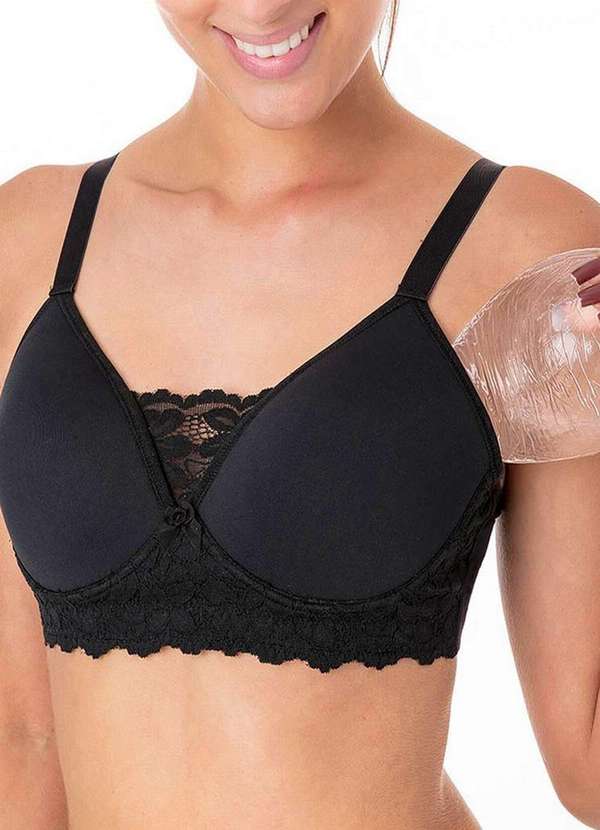 Dilady - Sutiã Mastectomia Dilady 326110 012-Preto 3