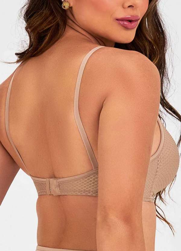 Dilady - Sutiã sem Aro com Bojo Dilady 203101 080-Chocolate-