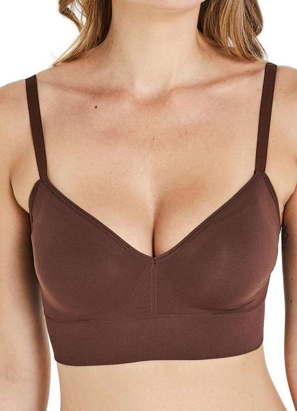 Liz - Sutiã sem Aro com Bojo Liz 51302 385-Brunette