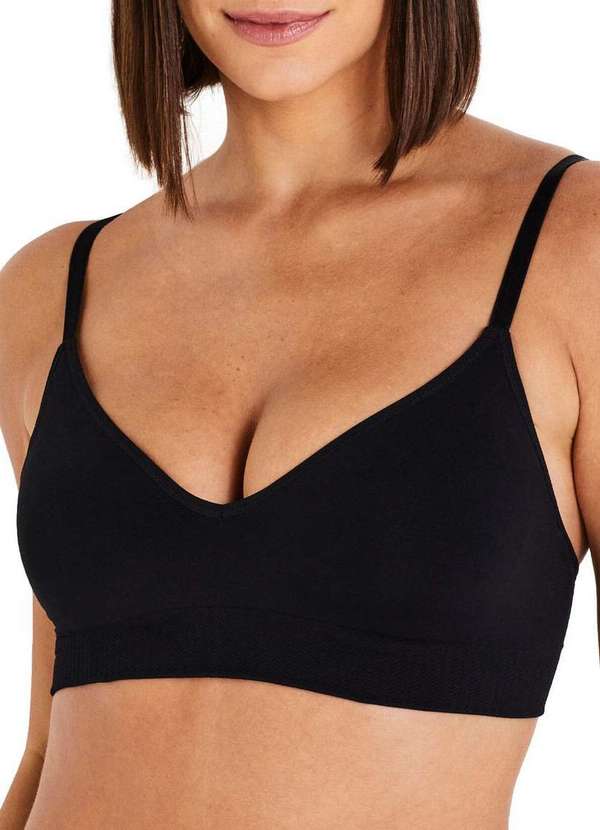 Liz - Sutiã sem Aro com Bojo Liz 51316 381-Super-Black