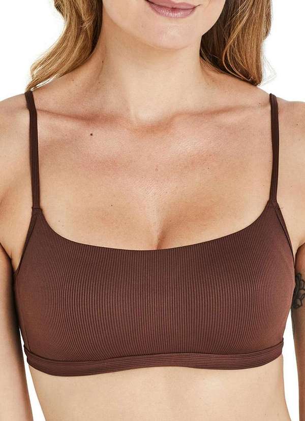 Liz - Sutiã sem Aro com Bojo Liz 51420 385-Brunette