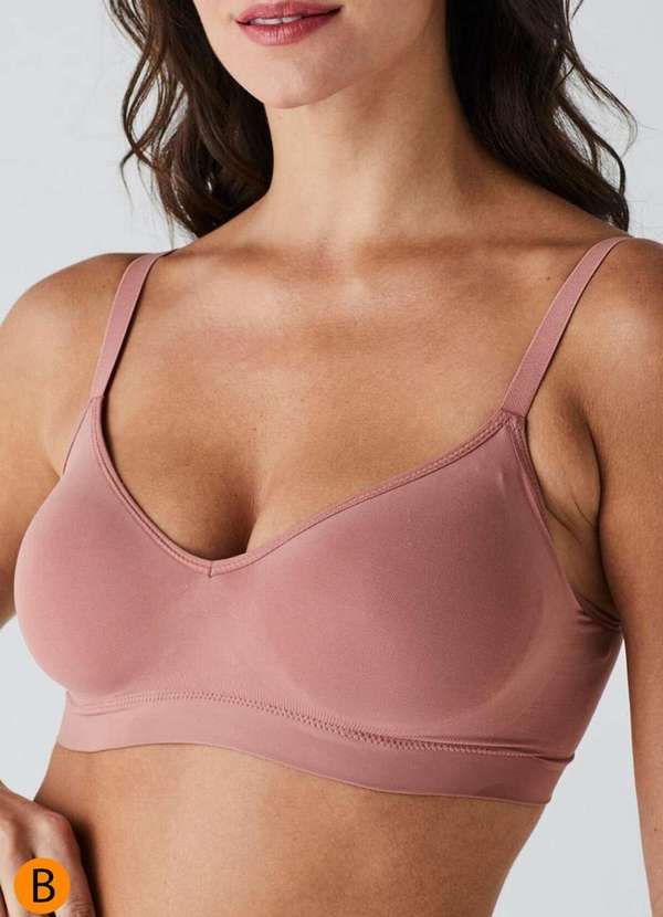 Liz - Sutiã sem Aro com Bojo Liz 51710 Taça B 582-Rosa-Mônaco 3