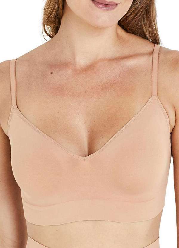 Liz - Sutiã sem Aro com Bojo Liz 51936 368-Toffee