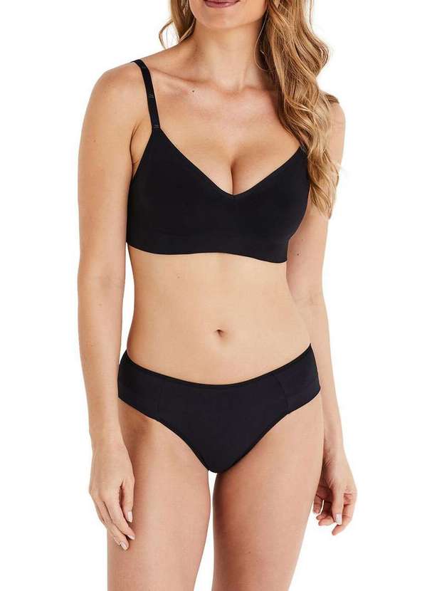 Liz - Sutiã sem Aro com Bojo Liz 51936 381-Super-Black 4