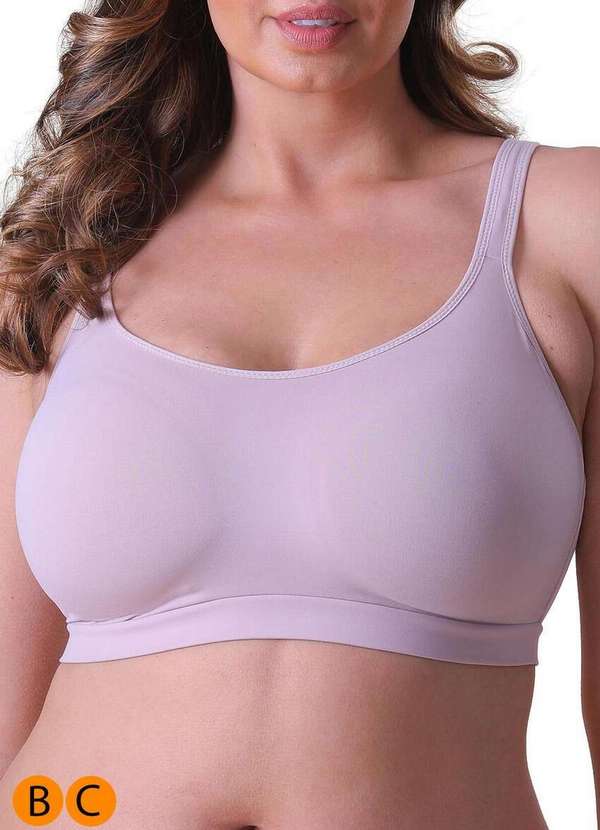 Liz - Sutiã sem Aro com Bojo Liz 57022 Taça B C 365-Blush