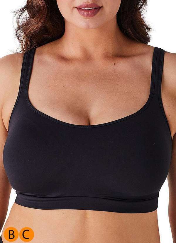 Liz - Sutiã sem Aro com Bojo Liz 57022 Taça B C 71-Preto