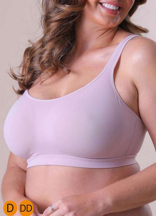 Liz - Sutiã sem Aro com Bojo Liz 57022 Taça D Dd 09-Branco