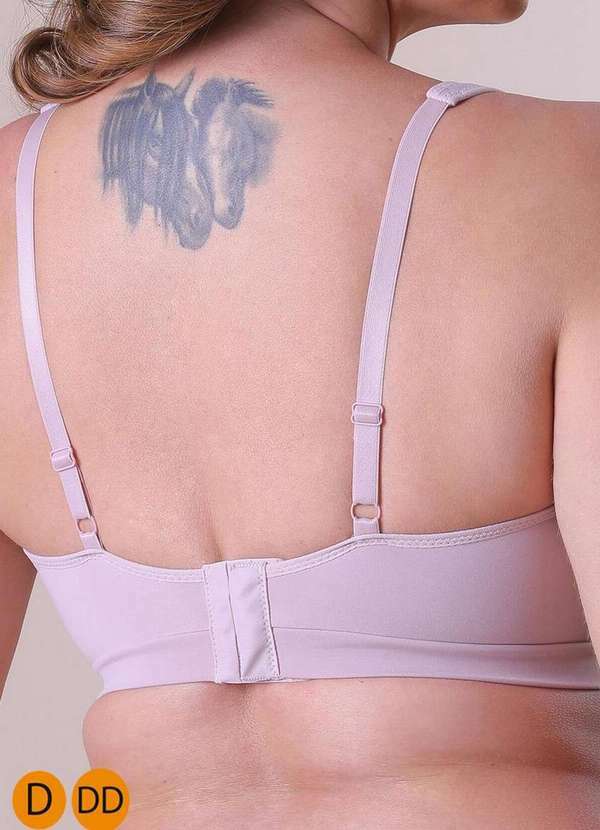 Liz - Sutiã sem Aro com Bojo Liz 57022 Taça D Dd 09-Branco 2