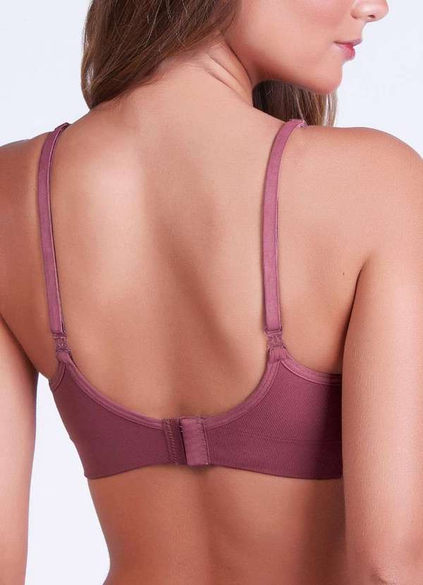 Lupo - Sutiã sem Aro com Bojo Loba 41116-001 Taça B 5270-Rosa-Nostalgia 3