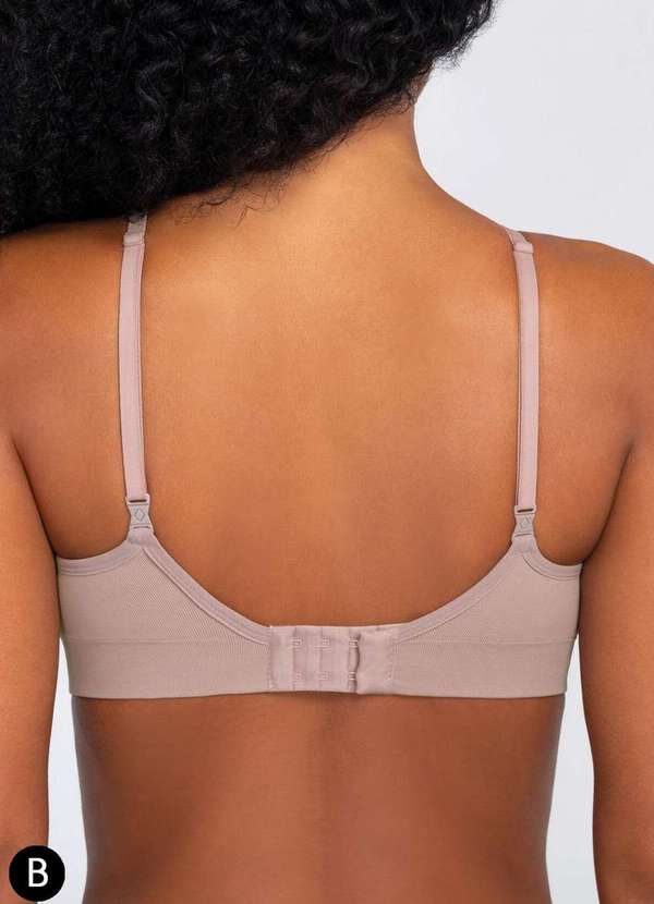 Lupo - Sutiã sem Aro com Bojo Loba 41116-001 Taça B 6006-Nude 2