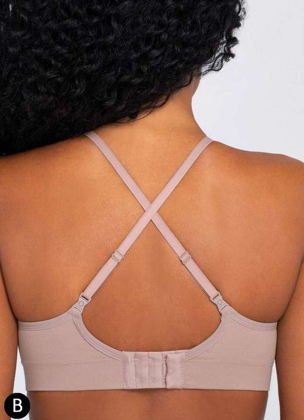 Lupo - Sutiã sem Aro com Bojo Loba 41116-001 Taça B 6006-Nude 4