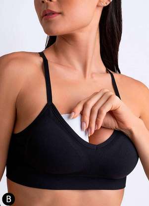 Lupo - Sutiã sem Aro com Bojo Loba 41116-001 Taça B - LUPO