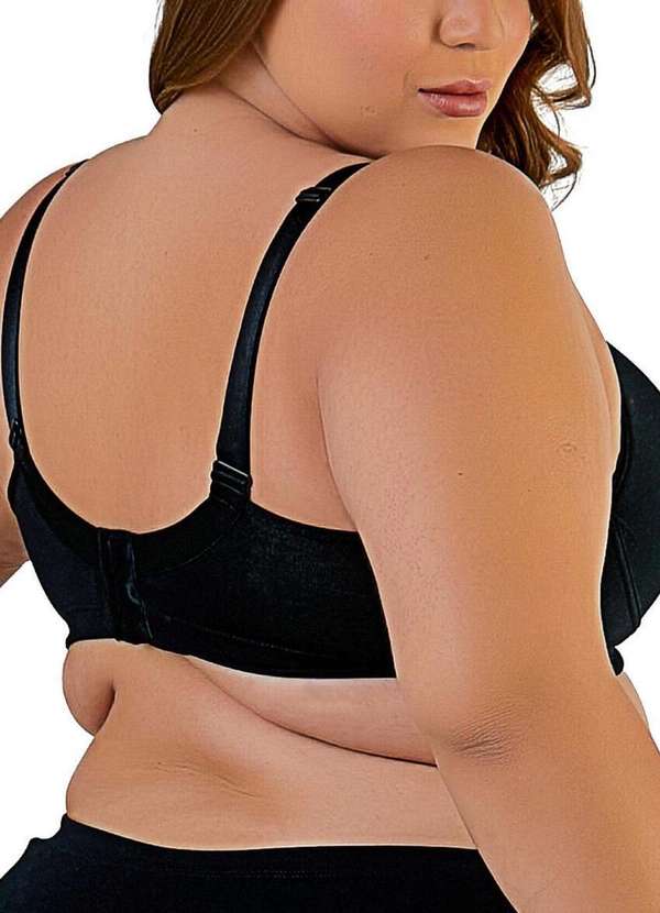 Love Secret - Sutiã sem Aro com Bojo Love Secret 813104 Plus Size 012-Preto 2