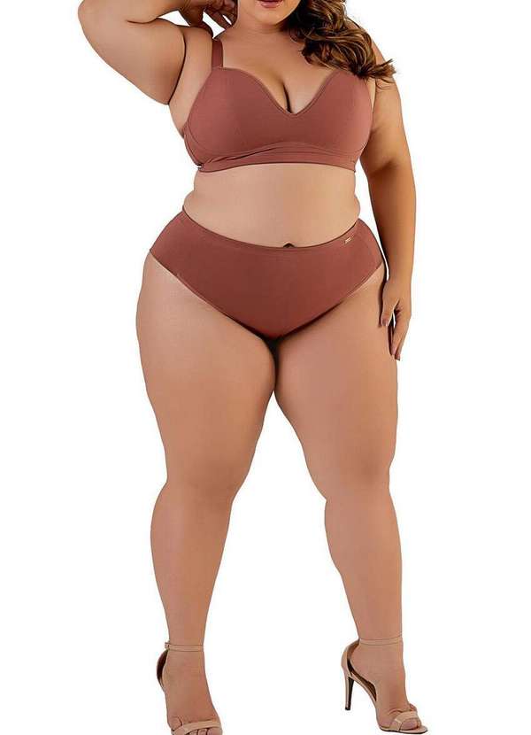 Love Secret - Sutiã sem Aro com Bojo Love Secret 813104 Plus Size 719-Bronze 3