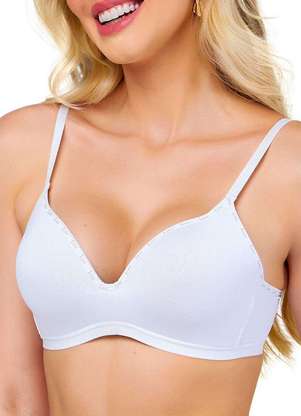 Sutiã sem Aro com Bojo Push Up Love Secret 838103 Taça B - LOVE SECRET