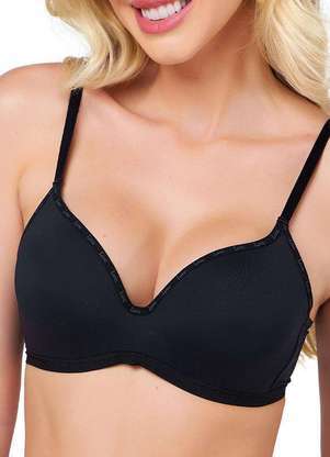 Sutiã sem Aro com Bojo Push Up Love Secret 838103 Taça B - LOVE SECRET