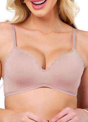 Sutiã sem Aro com Bojo Push Up Love Secret 838103 - LOVE SECRET