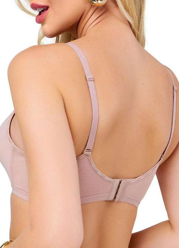 Love Secret - Sutiã sem Aro com Bojo Push Up Love Secret 838103 Taça B 102-Chocolate 2