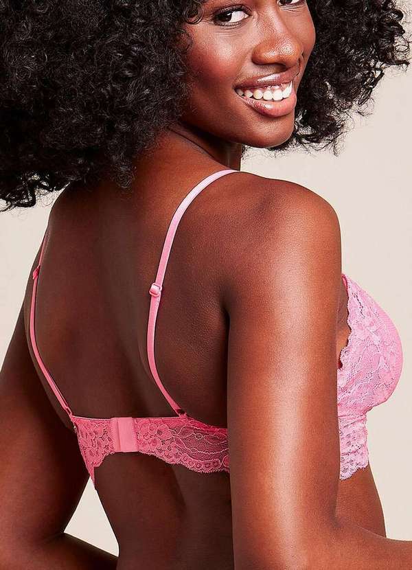 Bonjour - Sutiã sem Aro com Bojo Removível Bonjour 0b270240 Rav-Rosa-Vivo 2
