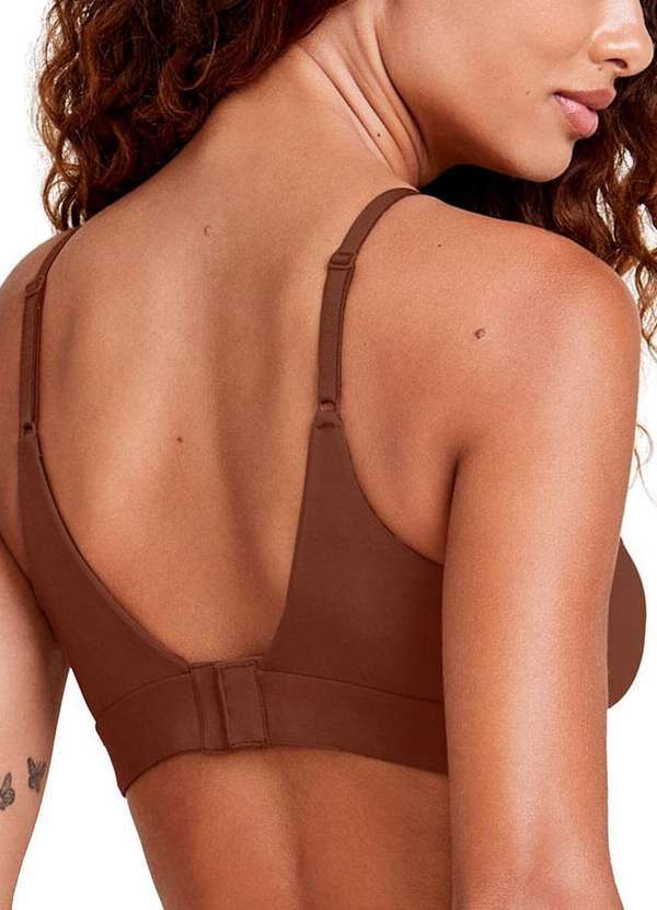 Hope - Sutiã sem Aro com Bojo Removível Hope 274840 Mmp-Marrom-Cappuccino 2