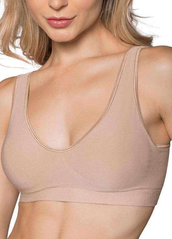 Lupo - Sutiã sem Aro com Bojo Removível Loba 41354-001 6140-Natural-Peach