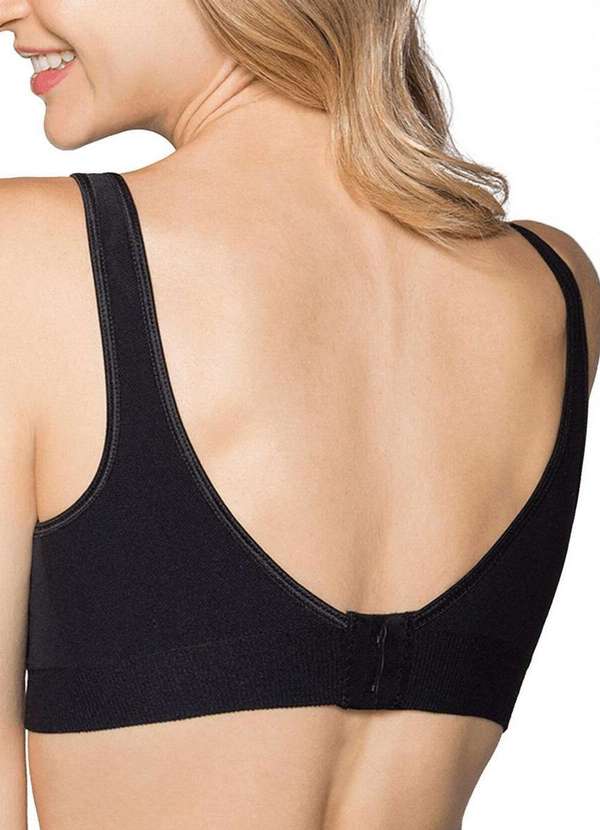 Lupo - Sutiã sem Aro com Bojo Removível Loba 41354-001 9990-Preto 2