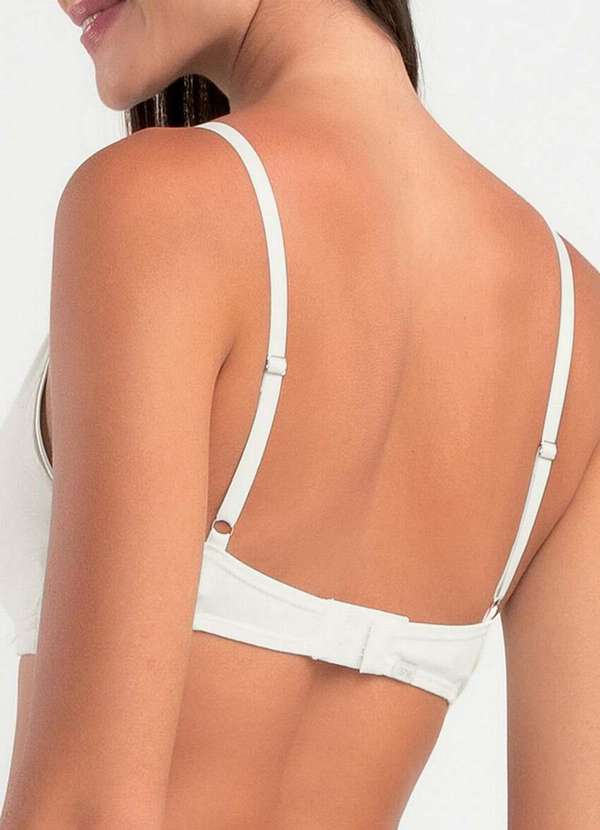 She - Sutiã sem Aro com Bojo Removível She 532.06 Of00-Off-White 2