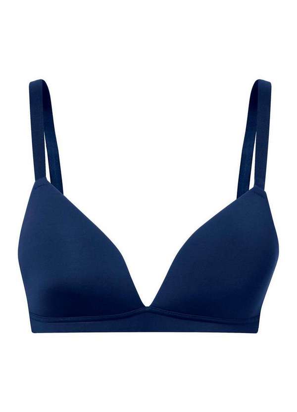 She - Sutiã sem Aro com Bojo She 532.04 Az08-Azul-Marinho 3