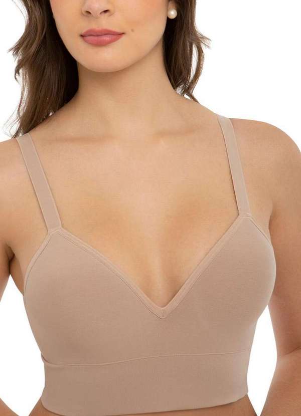 Trifil - Sutiã sem Aro com Bojo Trifil 6236 0se8-Macadâmia