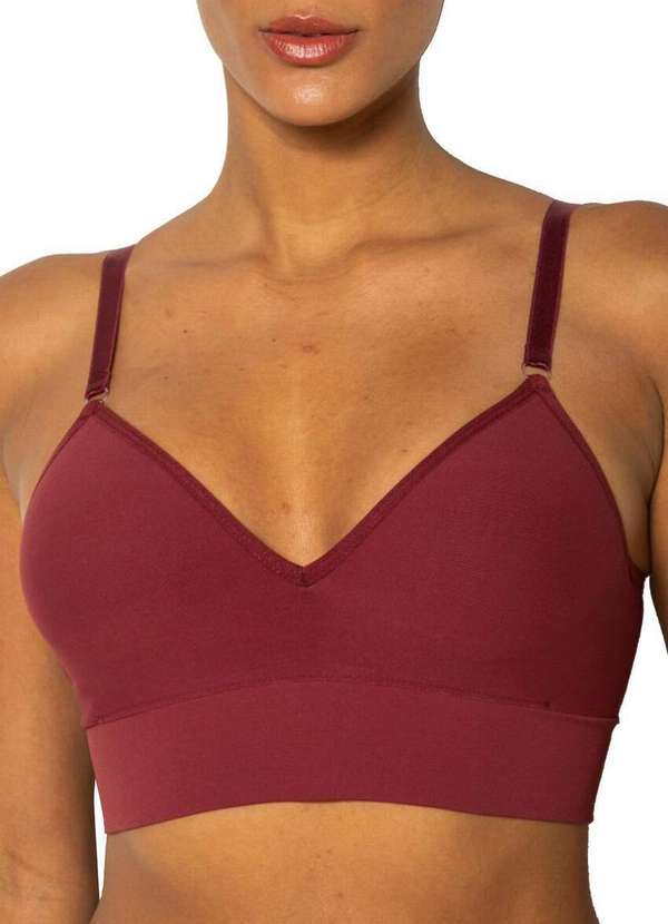 Trifil - Sutiã sem Aro com Bojo Trifil 6236 0cr2-Cranberry-Juice