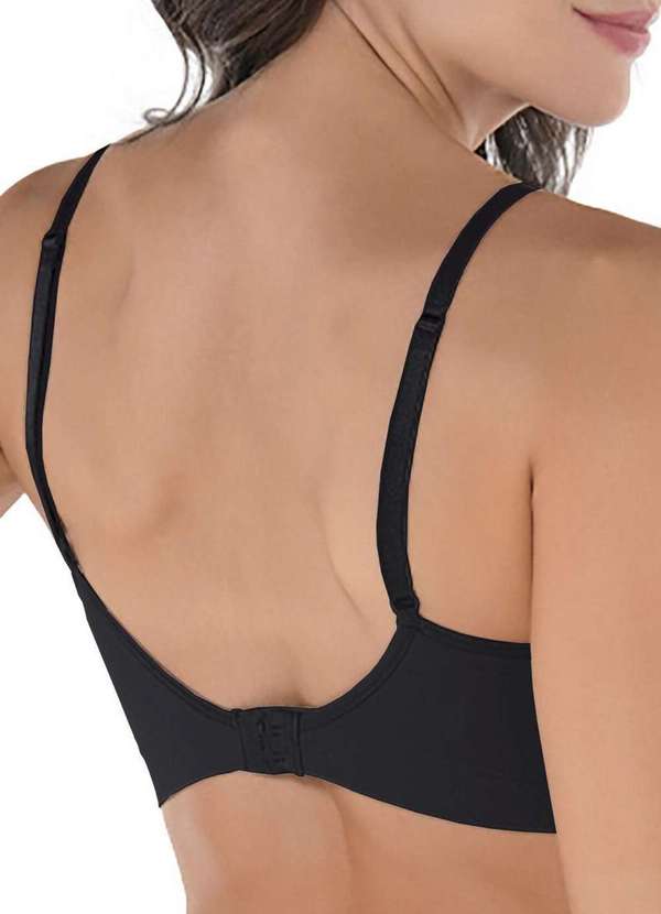 Demillus - Sutiã sem Aro com Bojo Ultraleve Demillus 63551 Taça B 27-Preto 2