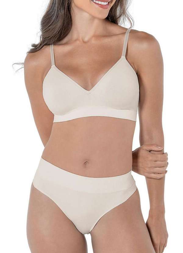 Demillus - Sutiã sem Aro com Bojo Ultraleve Demillus 63551 Taça B 14-Perola 4