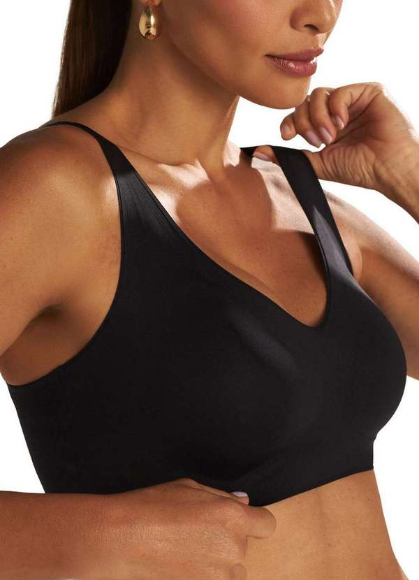 Liz - Sutiã sem Aro e com Bojo Liz 51600 Taça B 381-Super-Black