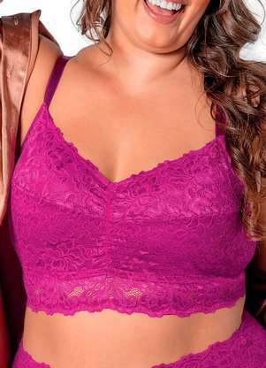 Sutiã sem Aro e sem Bojo Antuérpia Demillus 61672 Plus Size - DEMILLUS
