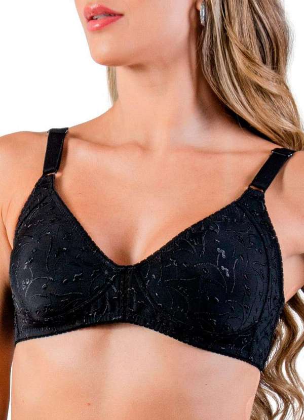 Duloren - Sutiã sem Aro e sem Bojo Duloren 111206 Taça B 11-Preto
