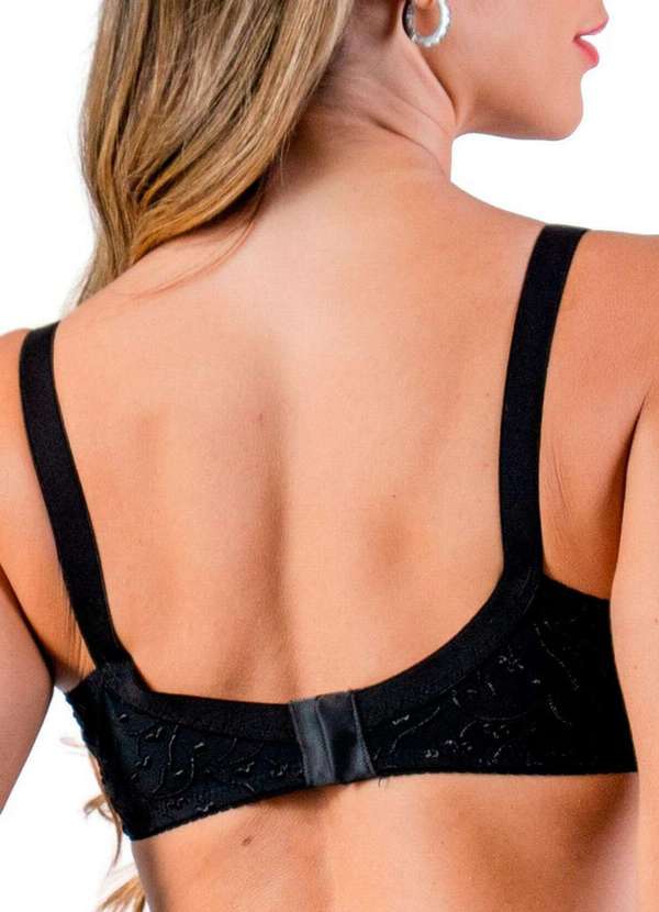 Duloren - Sutiã sem Aro e sem Bojo Duloren 111206 Taça B 11-Preto 2
