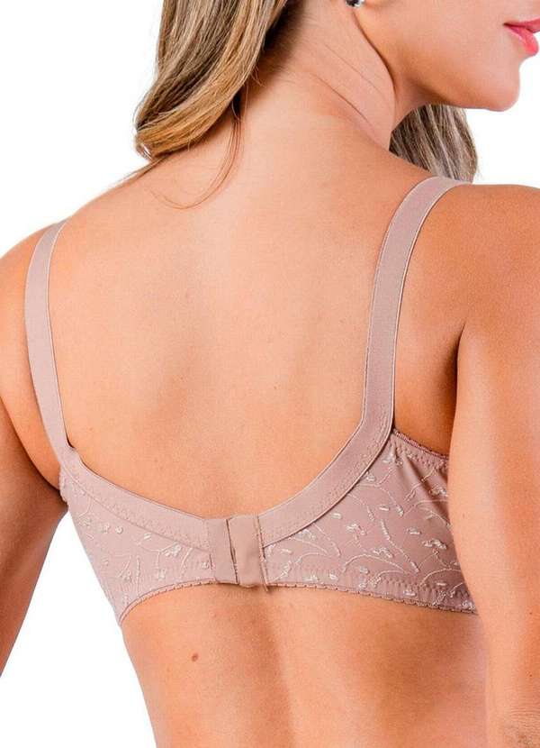 Duloren - Sutiã sem Aro e sem Bojo Duloren 111206 Taça B 27-Castanho 2