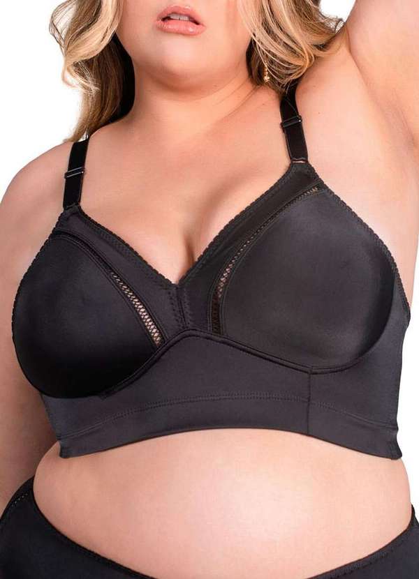 Duloren - Sutiã sem Aro e sem Bojo Duloren 111215 Taça B 11-Preto