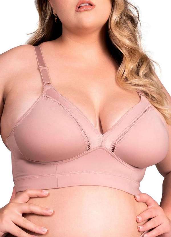 Duloren - Sutiã sem Aro e sem Bojo Duloren 111215 Taça B 27-Castanho