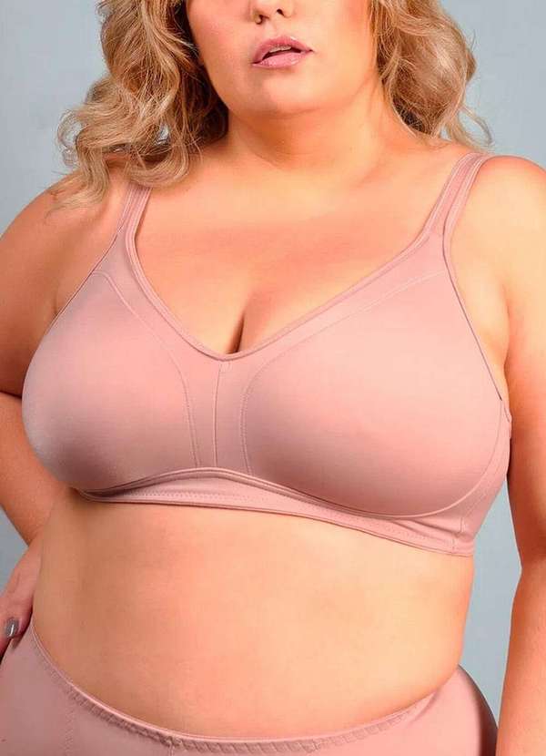 Duloren - Sutiã sem Aro e sem Bojo Duloren 111756 27-Castanho