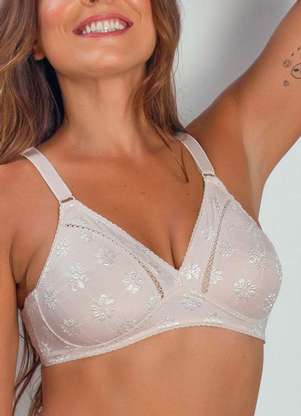 Sutiã sem Aro e sem Bojo Duloren 111772 Taça B - DULOREN