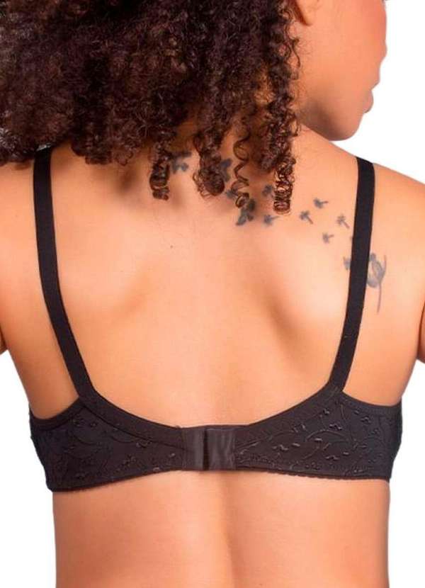 Duloren - Sutiã sem Aro e sem Bojo Duloren 121595 Taça B 11-Preto 2