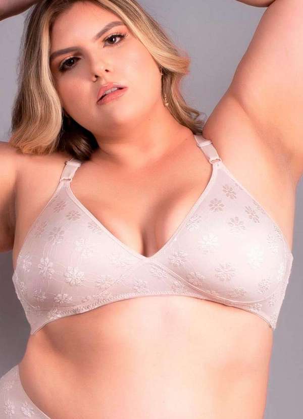 Duloren - Sutiã sem Aro e sem Bojo Duloren 121771 Taça B 31-Colombe
