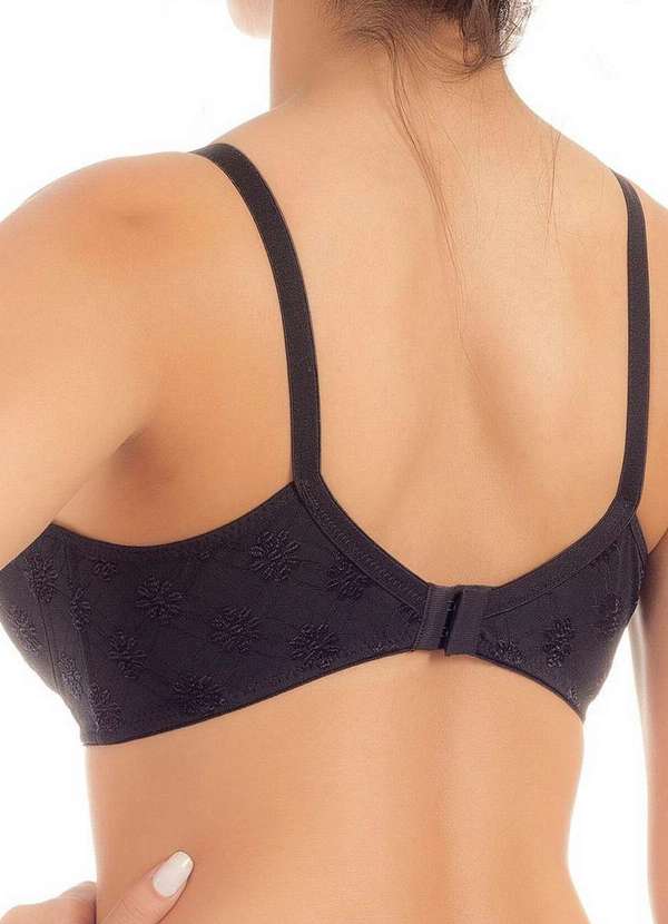 Duloren - Sutiã sem Aro e sem Bojo Duloren 121771 Taça B 11-Preto 2