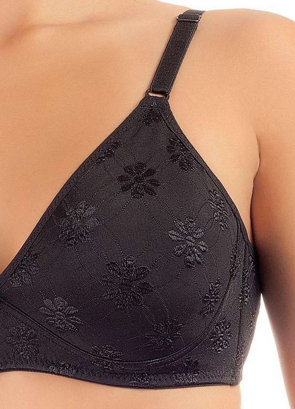 Duloren - Sutiã sem Aro e sem Bojo Duloren 121771 Taça B 11-Preto 3