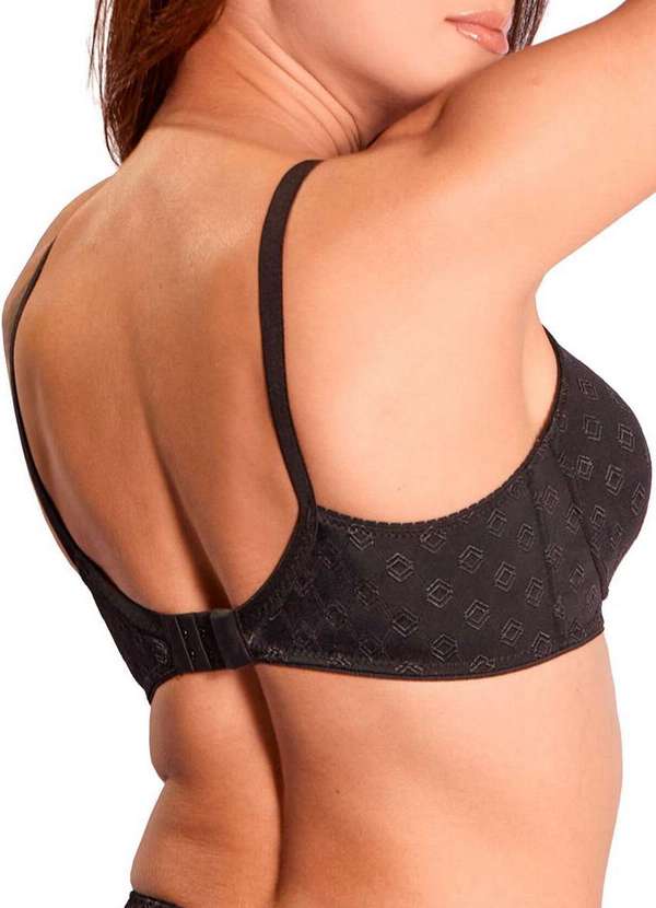 Duloren - Sutiã sem Aro e sem Bojo Duloren 121945 Taça B 11-Preto 3