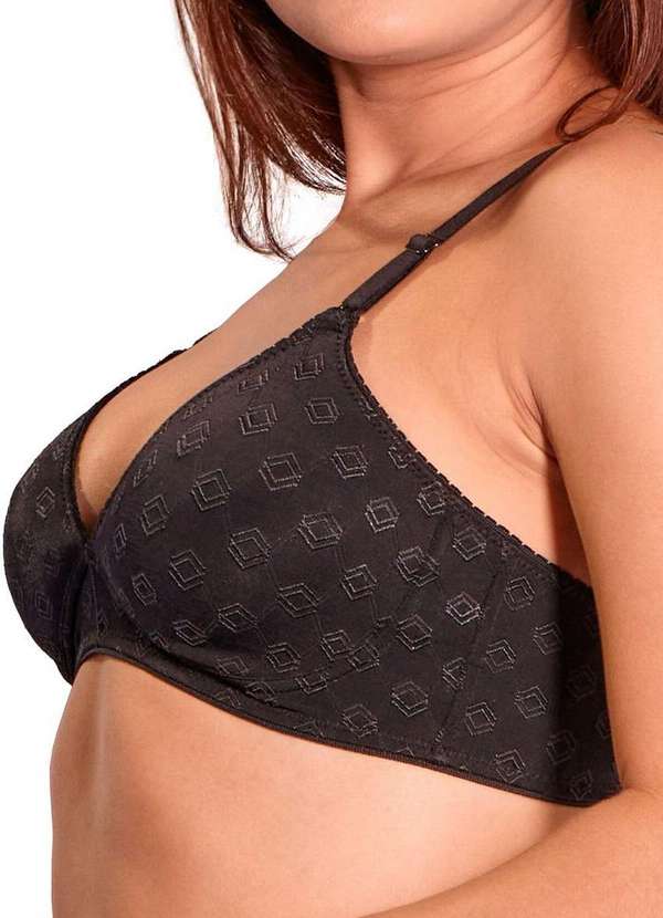 Duloren - Sutiã sem Aro e sem Bojo Duloren 121945 Taça B 11-Preto 4