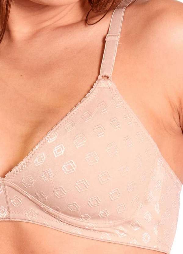 Duloren - Sutiã sem Aro e sem Bojo Duloren 121945 Taça B 41-Beige-Foncé 3